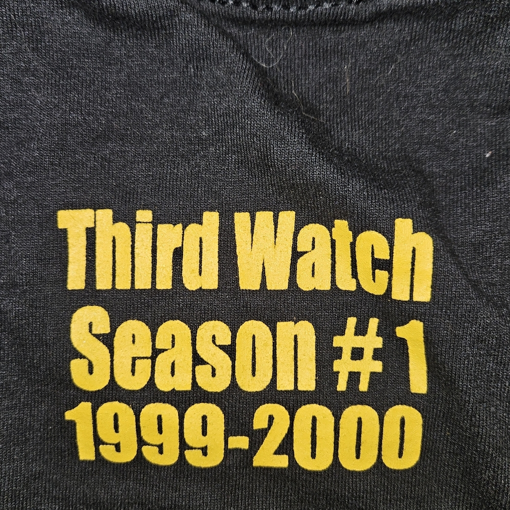 Vintage Y2K Super Bee Third Watch TV show crew promo shirt L Black - Picture 4 of 5